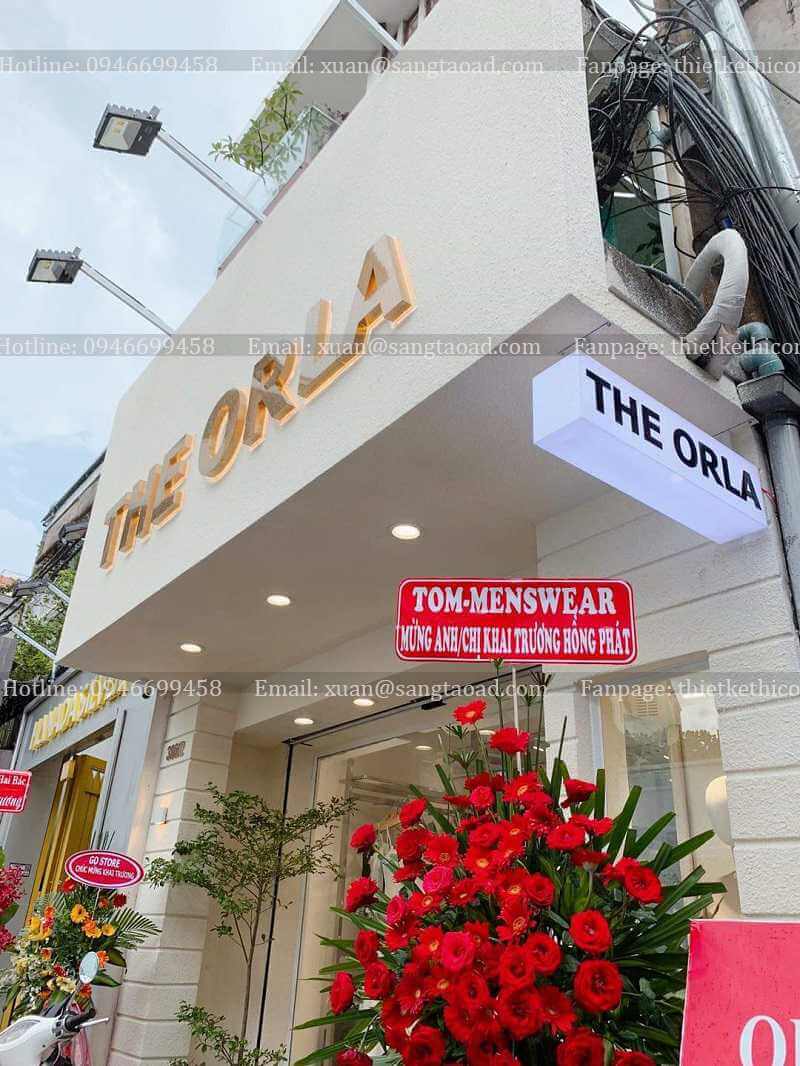 Thiết kế và thi công shop thời trang Orla