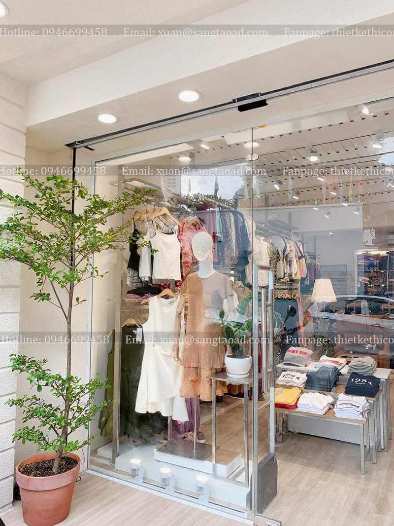 Thiết kế và thi công shop thời trang Orla