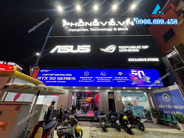 thiết kế thi công shop phong vũ quận 3