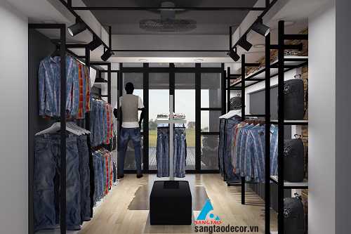 thiết kế thi công shop thời trang, thiết kế shop thời trang