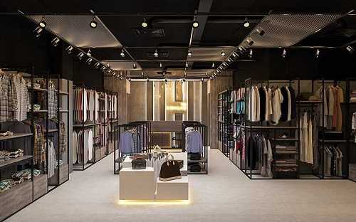 thiết kế thi công shop thời trang, thiết kế shop thời trang