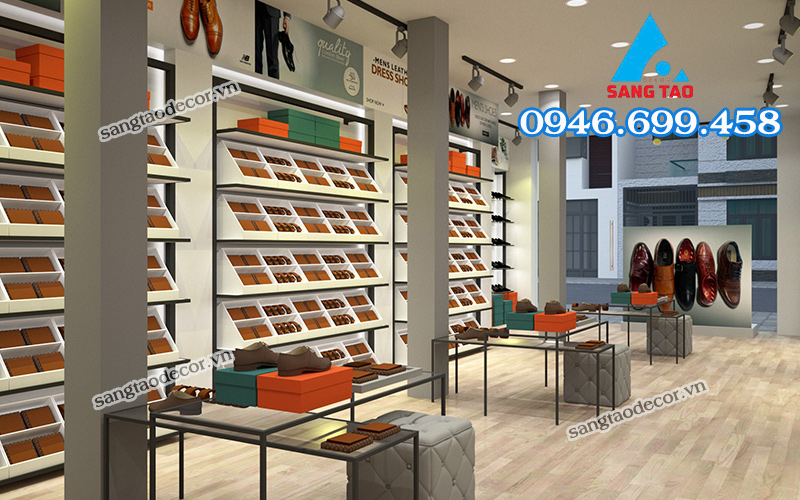 mẫu thiết kế thi công showroom 