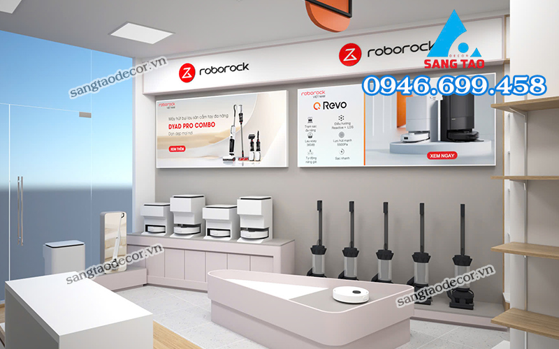 thiết kế thi công nội thất showroom