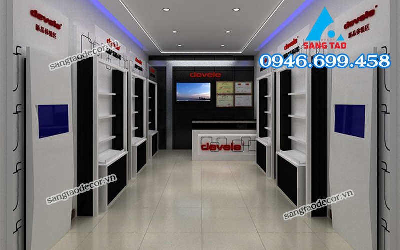thiết kế thi công showroom điện máy