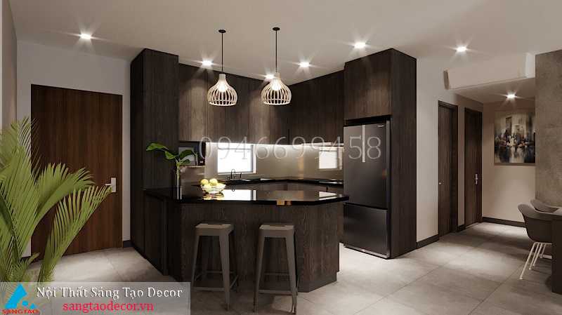 Thiết kế và thi công nội thất chung cư anh Toàn