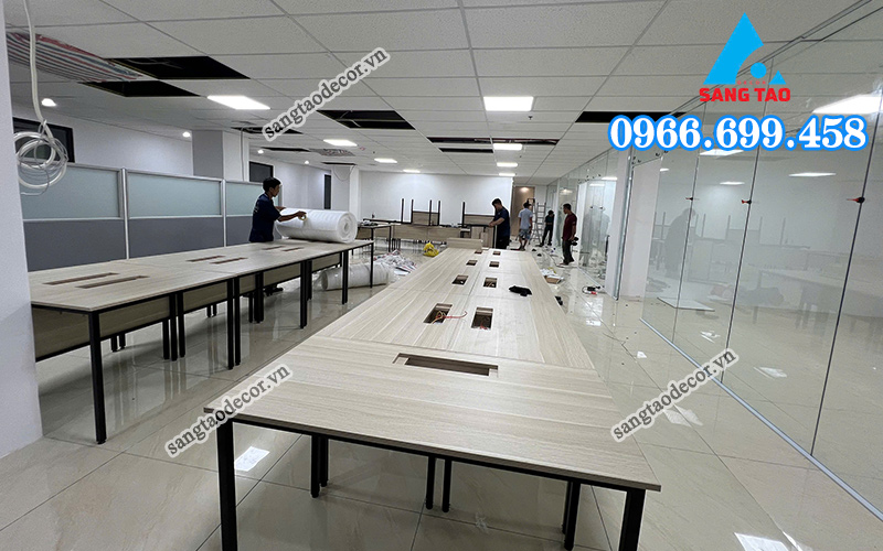 thi công nội thất văn phòng Netco Post 