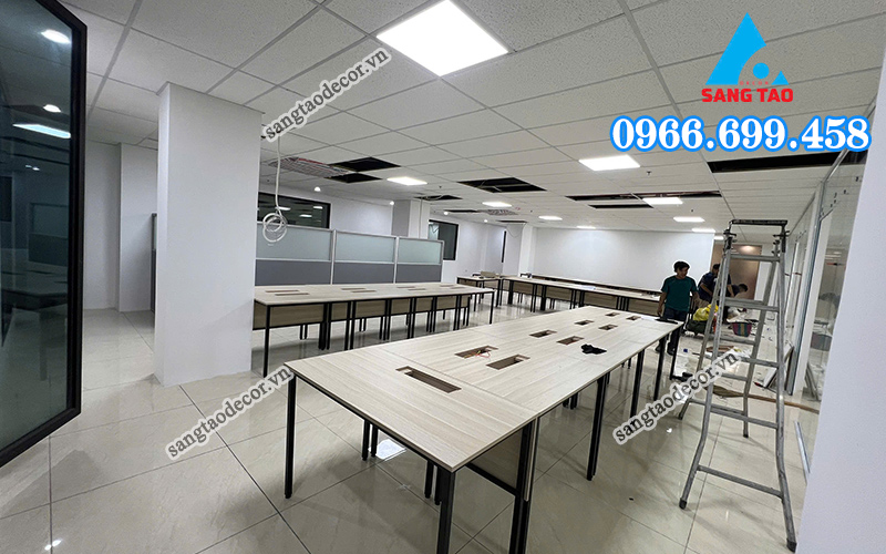 thi công nội thất văn phòng Netco Post 