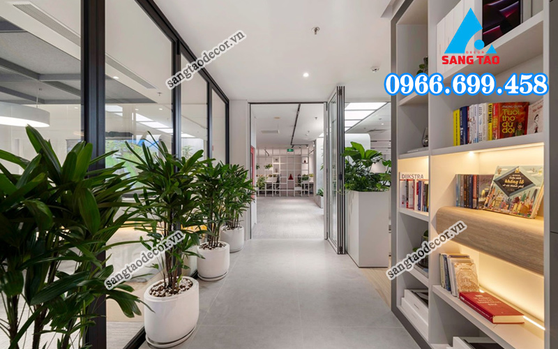 Mẫu thi công nội thất văn phòng Flodesk Việt Nam Đà Nẵng