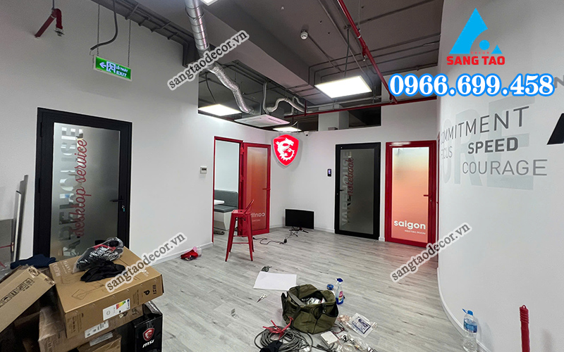 Dự án nội thất văn phòng MSI Hồ Chí Minh