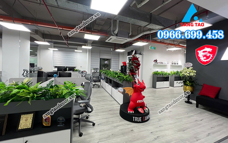 Dự án nội thất văn phòng MSI Hồ Chí Minh