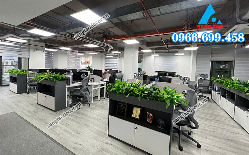 Dự án thiết kế thi công nội thất văn phòng MSI - HCM