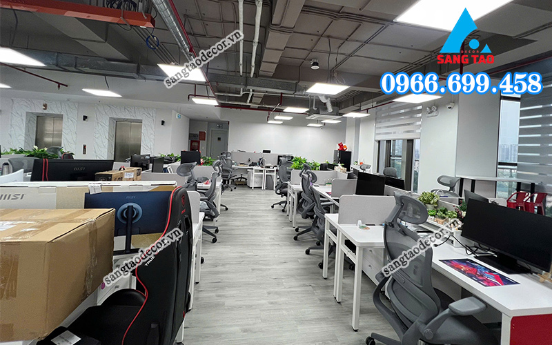 Dự án thiết kế thi công nội thất văn phòng MSI Hồ Chí Minh