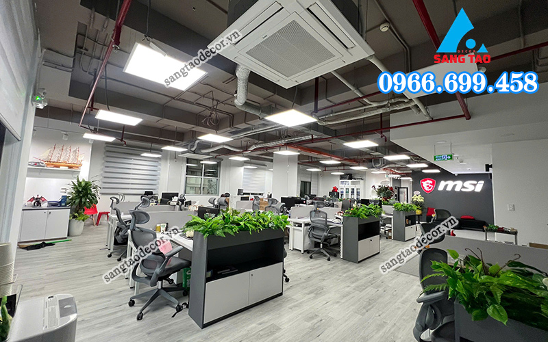 Dự án nội thất văn phòng MSI TP.HCM