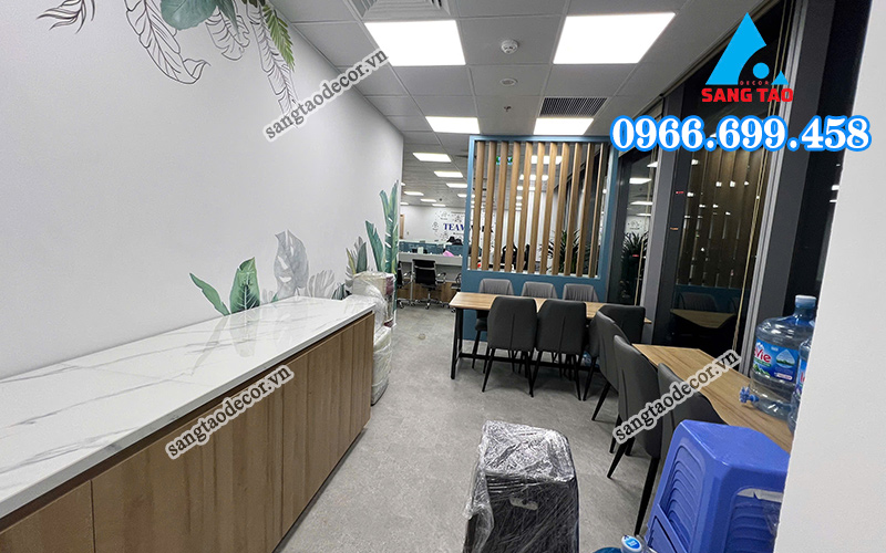 Thi công nội thất văn phòng Asus Hoàng Cầu Hà Nội 