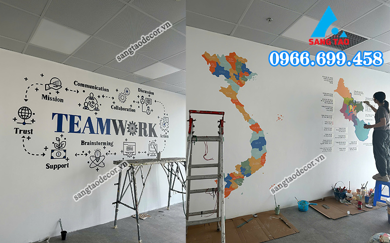 Thi công nội thất văn phòng Asus Hoàng Cầu Hà Nội 