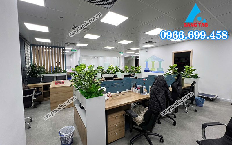 Thi công nội thất văn phòng Asus Hoàng Cầu Hà Nội 