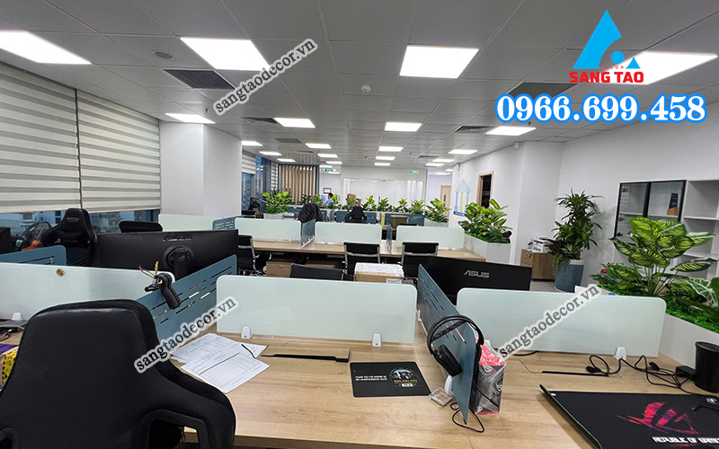 Thi công nội thất văn phòng Asus Hoàng Cầu Hà Nội 