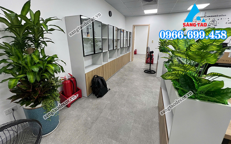 Thi công nội thất văn phòng Asus Hoàng Cầu Hà Nội 