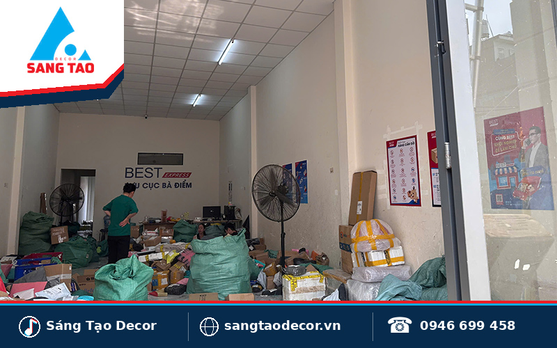Thiết kế thi công logo Best Express theo mã màu Best